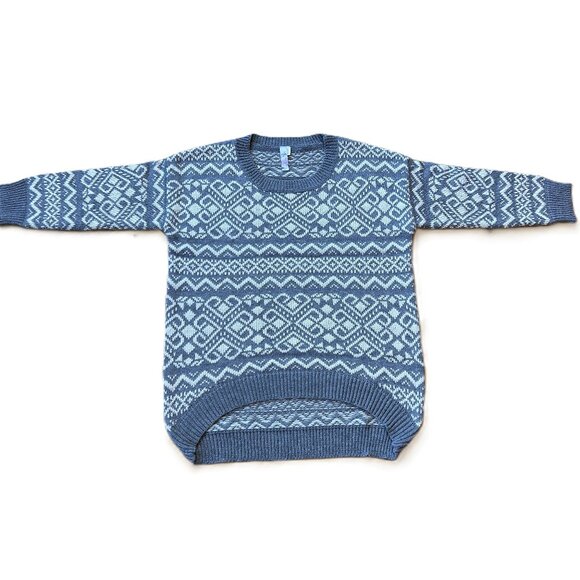 Alya Fair Isle Crew Neck Sweater (NEW) - Picture 7 of 12